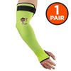 Proflex By Ergodyne 18" Lime Cut-Resistant Arm Sleeve Pair 7941-PR18